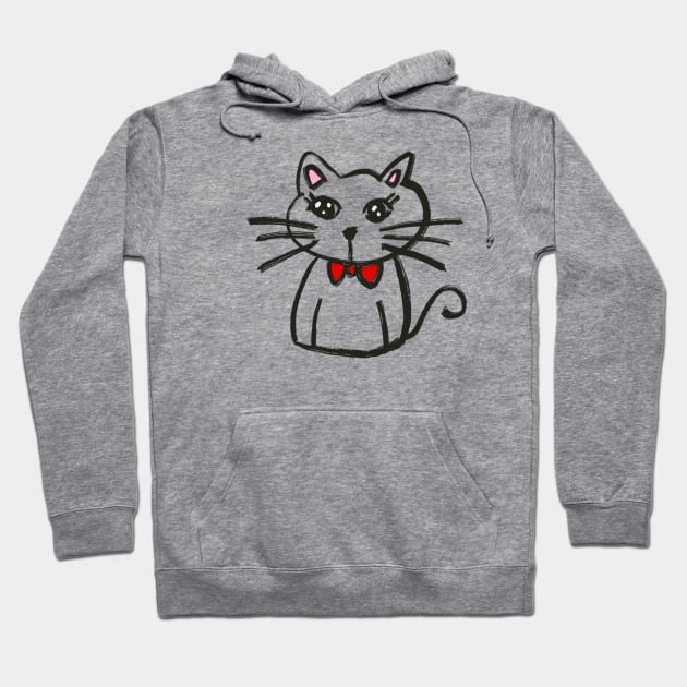 Kitty Kitty around the world Hoodie by JalapenoWaffles